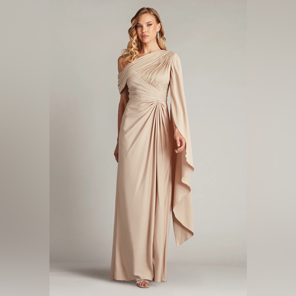 TADASHI SHOJI - EMBER CAPE SLEEVE GOWN